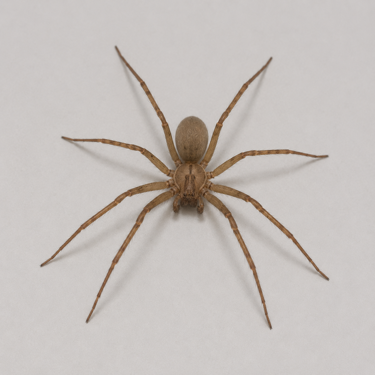 Brown spider commonly mistaken for a brown recluse