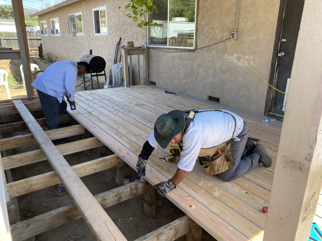 Quality deck, fence and patio repair