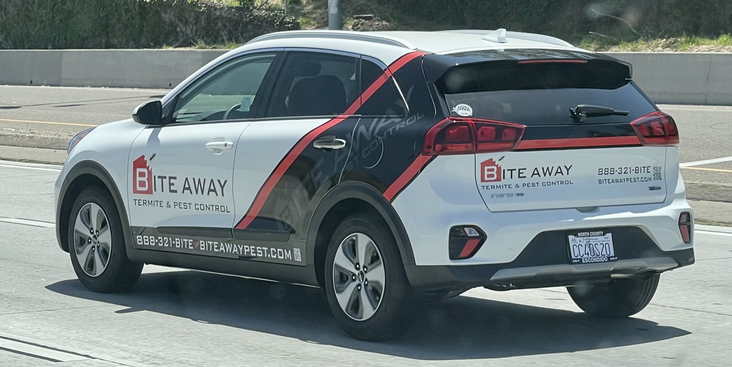 Bite Away Termite inspection vehicle