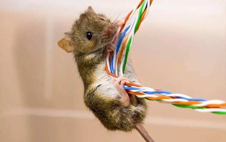 mouse eating wires
